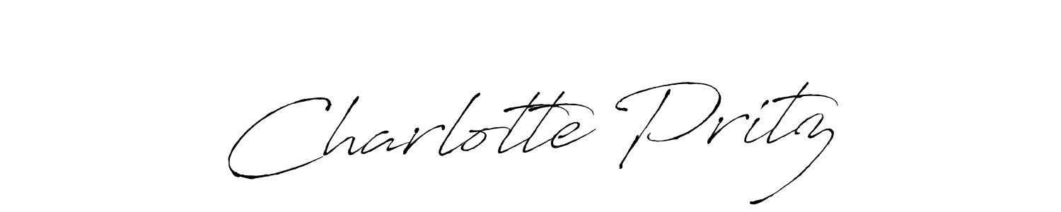 Design your own signature with our free online signature maker. With this signature software, you can create a handwritten (Antro_Vectra) signature for name Charlotte Pritz. Charlotte Pritz signature style 6 images and pictures png