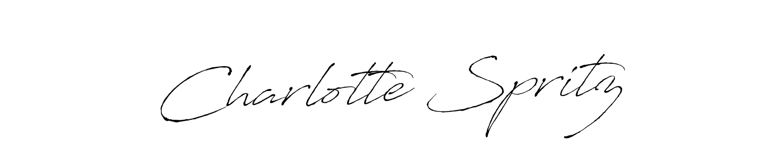 This is the best signature style for the Charlotte Spritz name. Also you like these signature font (Antro_Vectra). Mix name signature. Charlotte Spritz signature style 6 images and pictures png