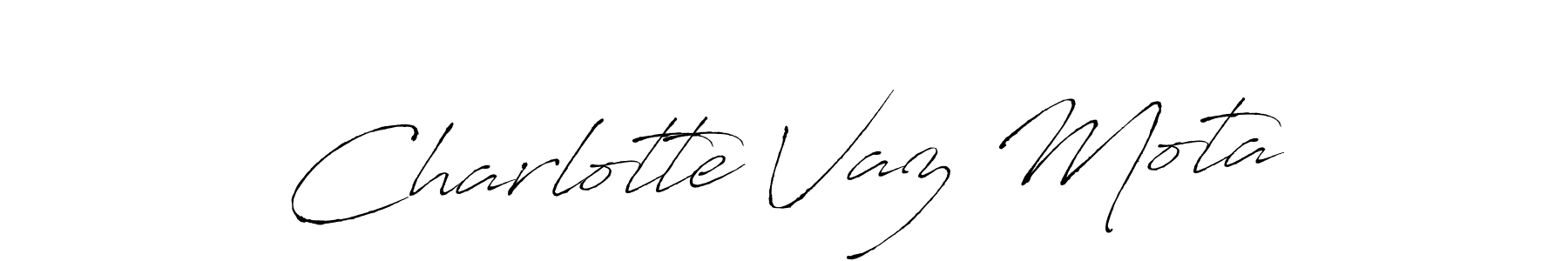 Charlotte Vaz Mota stylish signature style. Best Handwritten Sign (Antro_Vectra) for my name. Handwritten Signature Collection Ideas for my name Charlotte Vaz Mota. Charlotte Vaz Mota signature style 6 images and pictures png