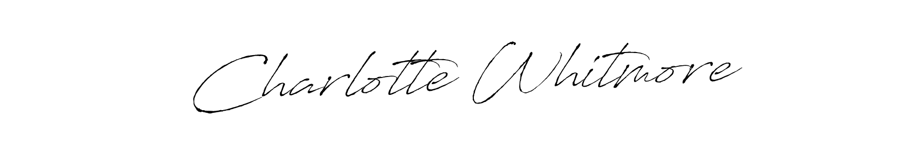 Use a signature maker to create a handwritten signature online. With this signature software, you can design (Antro_Vectra) your own signature for name Charlotte Whitmore. Charlotte Whitmore signature style 6 images and pictures png
