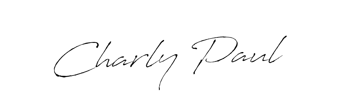 Charly Paul stylish signature style. Best Handwritten Sign (Antro_Vectra) for my name. Handwritten Signature Collection Ideas for my name Charly Paul. Charly Paul signature style 6 images and pictures png