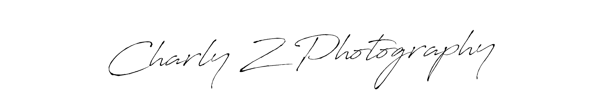 Create a beautiful signature design for name Charly Z Photography. With this signature (Antro_Vectra) fonts, you can make a handwritten signature for free. Charly Z Photography signature style 6 images and pictures png