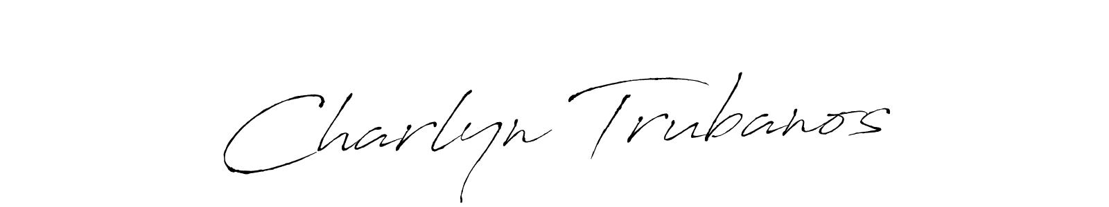 Similarly Antro_Vectra is the best handwritten signature design. Signature creator online .You can use it as an online autograph creator for name Charlyn Trubanos. Charlyn Trubanos signature style 6 images and pictures png