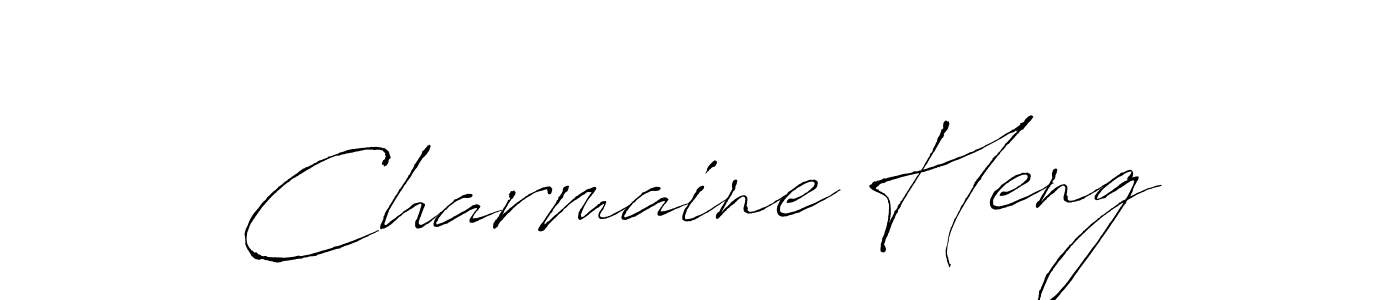 Create a beautiful signature design for name Charmaine Heng. With this signature (Antro_Vectra) fonts, you can make a handwritten signature for free. Charmaine Heng signature style 6 images and pictures png