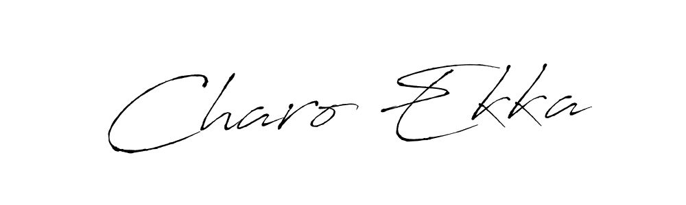 Also we have Charo Ekka name is the best signature style. Create professional handwritten signature collection using Antro_Vectra autograph style. Charo Ekka signature style 6 images and pictures png