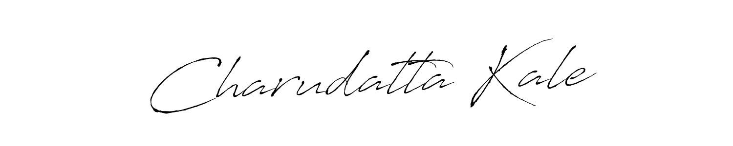 Charudatta Kale stylish signature style. Best Handwritten Sign (Antro_Vectra) for my name. Handwritten Signature Collection Ideas for my name Charudatta Kale. Charudatta Kale signature style 6 images and pictures png