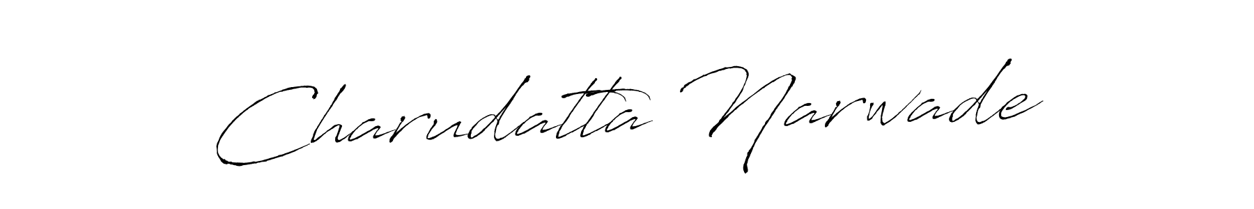 You can use this online signature creator to create a handwritten signature for the name Charudatta Narwade. This is the best online autograph maker. Charudatta Narwade signature style 6 images and pictures png