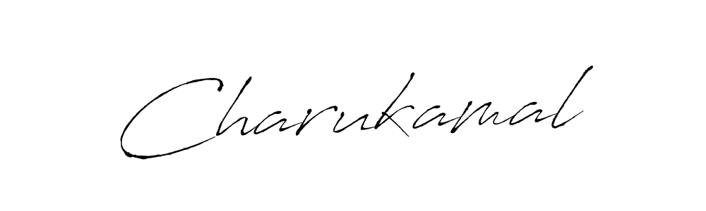 Use a signature maker to create a handwritten signature online. With this signature software, you can design (Antro_Vectra) your own signature for name Charukamal. Charukamal signature style 6 images and pictures png