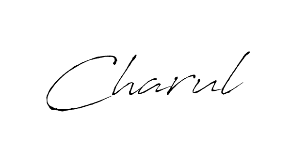 You should practise on your own different ways (Antro_Vectra) to write your name (Charul) in signature. don't let someone else do it for you. Charul signature style 6 images and pictures png
