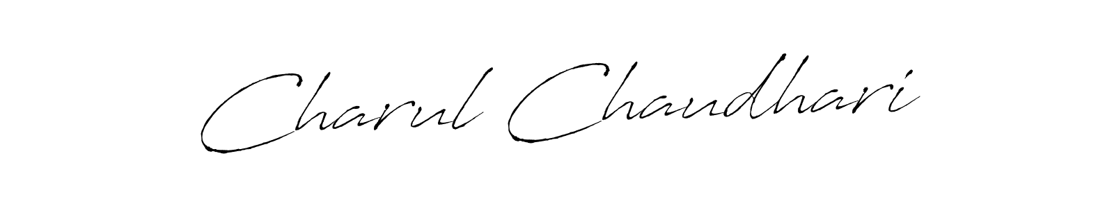 You should practise on your own different ways (Antro_Vectra) to write your name (Charul Chaudhari) in signature. don't let someone else do it for you. Charul Chaudhari signature style 6 images and pictures png