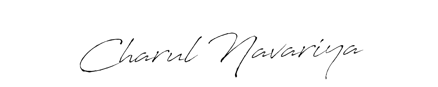 if you are searching for the best signature style for your name Charul Navariya. so please give up your signature search. here we have designed multiple signature styles  using Antro_Vectra. Charul Navariya signature style 6 images and pictures png