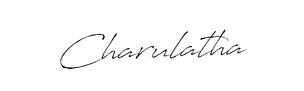 The best way (Antro_Vectra) to make a short signature is to pick only two or three words in your name. The name Charulatha include a total of six letters. For converting this name. Charulatha signature style 6 images and pictures png