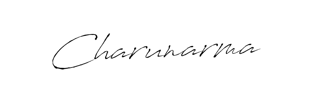 Design your own signature with our free online signature maker. With this signature software, you can create a handwritten (Antro_Vectra) signature for name Charunarma. Charunarma signature style 6 images and pictures png