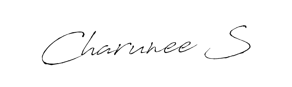 Make a short Charunee S signature style. Manage your documents anywhere anytime using Antro_Vectra. Create and add eSignatures, submit forms, share and send files easily. Charunee S signature style 6 images and pictures png
