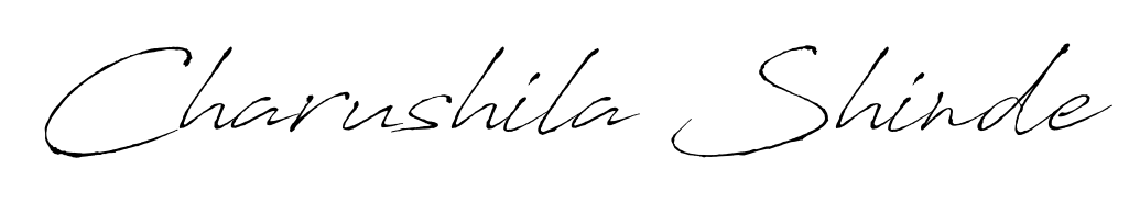 Use a signature maker to create a handwritten signature online. With this signature software, you can design (Antro_Vectra) your own signature for name Charushila Shinde. Charushila Shinde signature style 6 images and pictures png