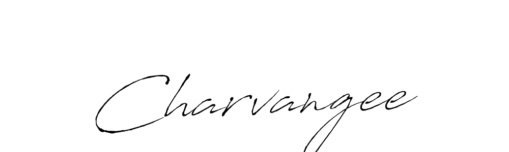 Make a beautiful signature design for name Charvangee. With this signature (Antro_Vectra) style, you can create a handwritten signature for free. Charvangee signature style 6 images and pictures png