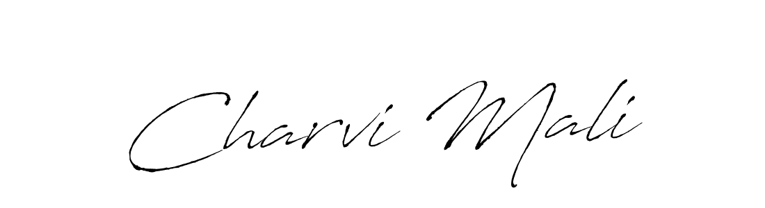 Also You can easily find your signature by using the search form. We will create Charvi Mali name handwritten signature images for you free of cost using Antro_Vectra sign style. Charvi Mali signature style 6 images and pictures png