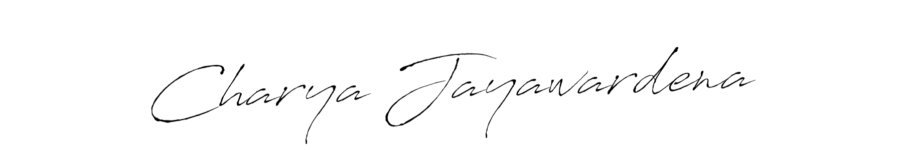 Create a beautiful signature design for name Charya Jayawardena. With this signature (Antro_Vectra) fonts, you can make a handwritten signature for free. Charya Jayawardena signature style 6 images and pictures png