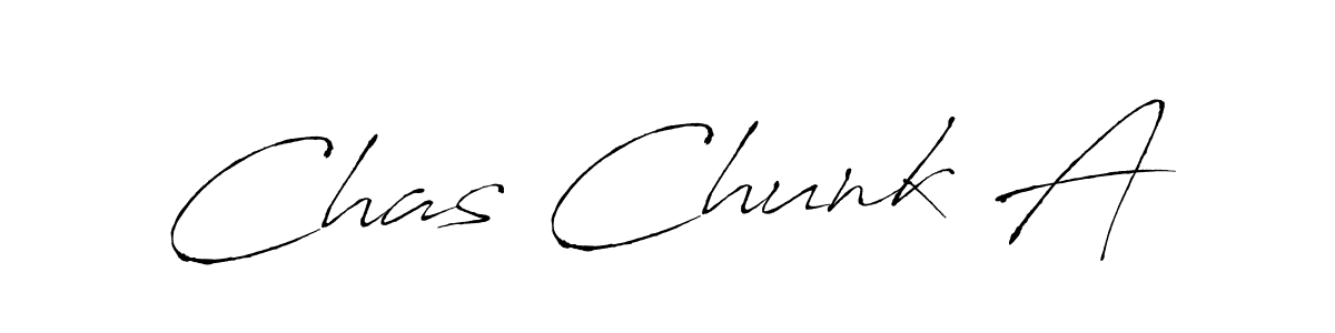 Chas Chunk A stylish signature style. Best Handwritten Sign (Antro_Vectra) for my name. Handwritten Signature Collection Ideas for my name Chas Chunk A. Chas Chunk A signature style 6 images and pictures png