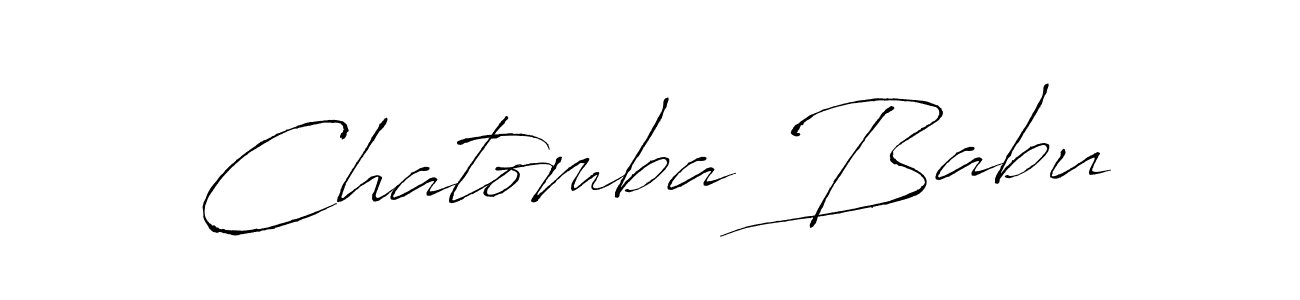 Use a signature maker to create a handwritten signature online. With this signature software, you can design (Antro_Vectra) your own signature for name Chatomba Babu. Chatomba Babu signature style 6 images and pictures png