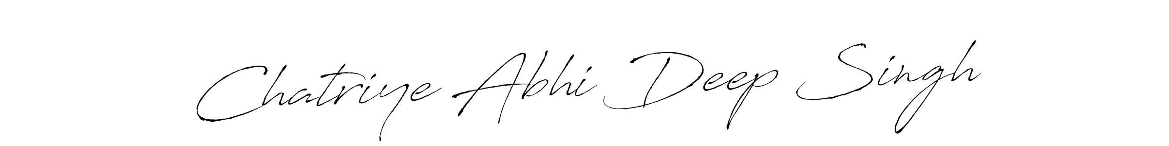 Use a signature maker to create a handwritten signature online. With this signature software, you can design (Antro_Vectra) your own signature for name Chatriye Abhi Deep Singh. Chatriye Abhi Deep Singh signature style 6 images and pictures png