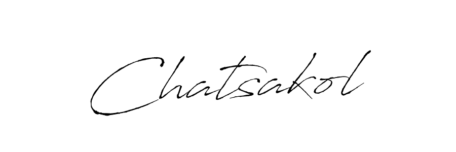 Use a signature maker to create a handwritten signature online. With this signature software, you can design (Antro_Vectra) your own signature for name Chatsakol. Chatsakol signature style 6 images and pictures png