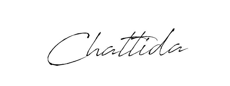 How to make Chattida signature? Antro_Vectra is a professional autograph style. Create handwritten signature for Chattida name. Chattida signature style 6 images and pictures png