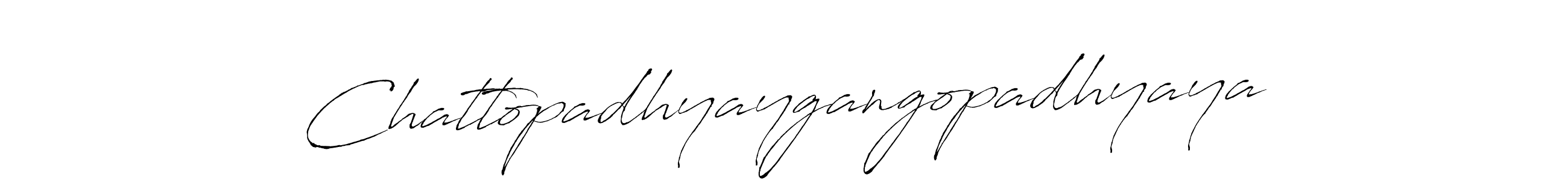 Make a beautiful signature design for name Chattopadhyaygangopadhyaya. With this signature (Antro_Vectra) style, you can create a handwritten signature for free. Chattopadhyaygangopadhyaya signature style 6 images and pictures png