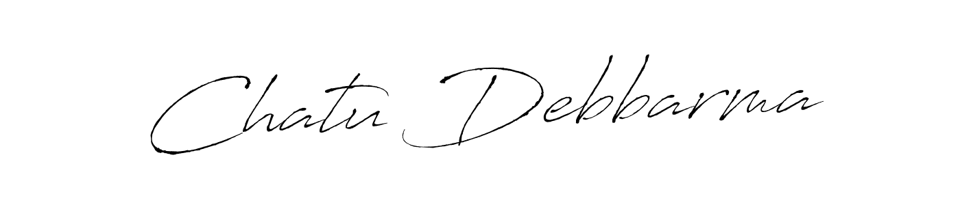 Create a beautiful signature design for name Chatu Debbarma. With this signature (Antro_Vectra) fonts, you can make a handwritten signature for free. Chatu Debbarma signature style 6 images and pictures png