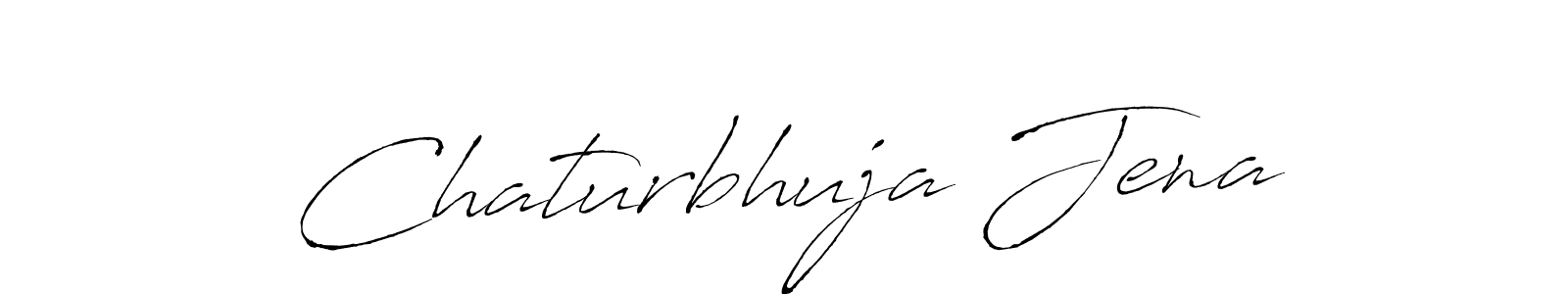 How to make Chaturbhuja Jena name signature. Use Antro_Vectra style for creating short signs online. This is the latest handwritten sign. Chaturbhuja Jena signature style 6 images and pictures png