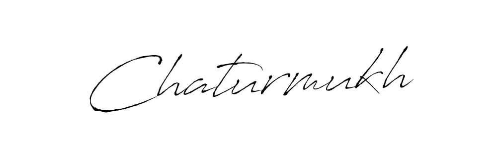 You should practise on your own different ways (Antro_Vectra) to write your name (Chaturmukh) in signature. don't let someone else do it for you. Chaturmukh signature style 6 images and pictures png