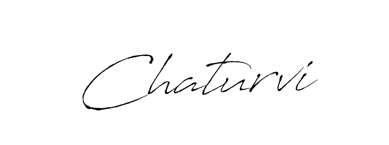 How to make Chaturvi name signature. Use Antro_Vectra style for creating short signs online. This is the latest handwritten sign. Chaturvi signature style 6 images and pictures png