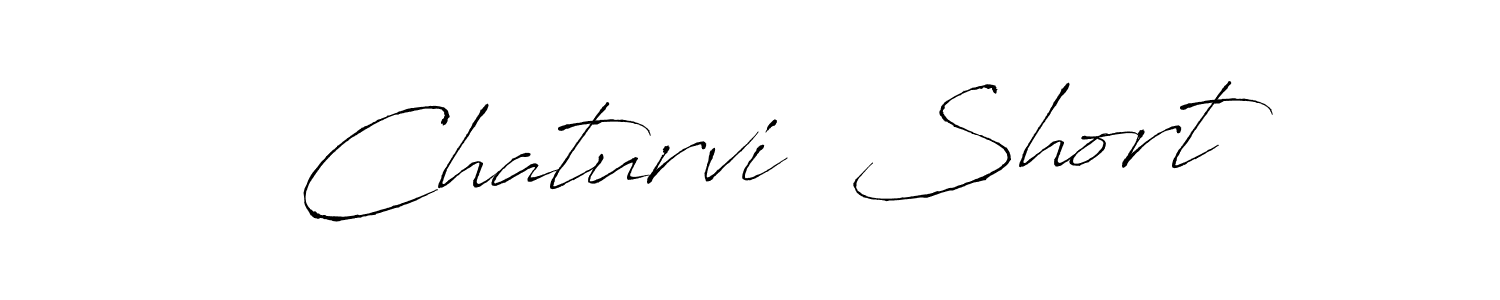 You should practise on your own different ways (Antro_Vectra) to write your name (Chaturvi  Short) in signature. don't let someone else do it for you. Chaturvi  Short signature style 6 images and pictures png