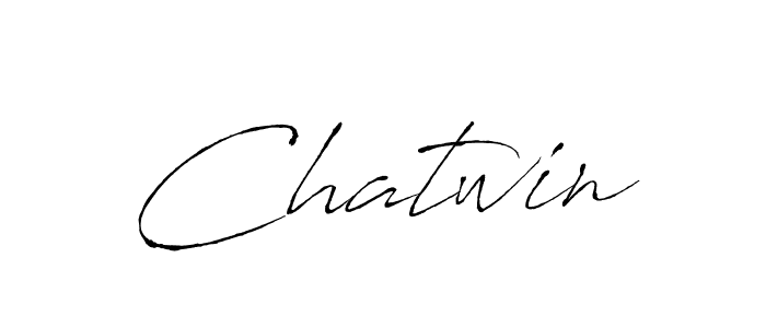 Use a signature maker to create a handwritten signature online. With this signature software, you can design (Antro_Vectra) your own signature for name Chatwin. Chatwin signature style 6 images and pictures png