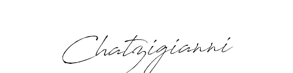 How to make Chatzigianni name signature. Use Antro_Vectra style for creating short signs online. This is the latest handwritten sign. Chatzigianni signature style 6 images and pictures png