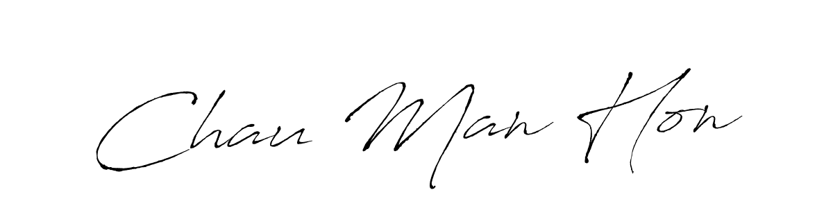 The best way (Antro_Vectra) to make a short signature is to pick only two or three words in your name. The name Chau Man Hon include a total of six letters. For converting this name. Chau Man Hon signature style 6 images and pictures png