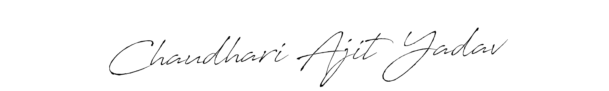 Make a beautiful signature design for name Chaudhari Ajit Yadav. Use this online signature maker to create a handwritten signature for free. Chaudhari Ajit Yadav signature style 6 images and pictures png