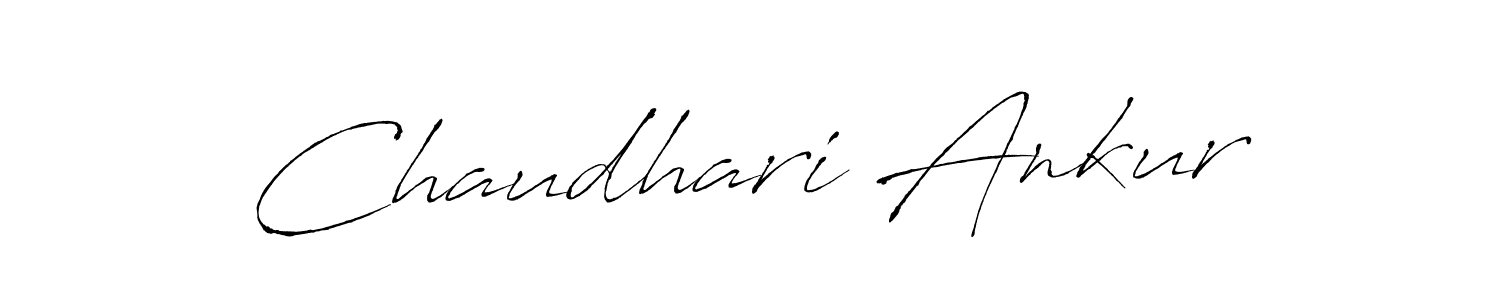 Make a beautiful signature design for name Chaudhari Ankur. With this signature (Antro_Vectra) style, you can create a handwritten signature for free. Chaudhari Ankur signature style 6 images and pictures png