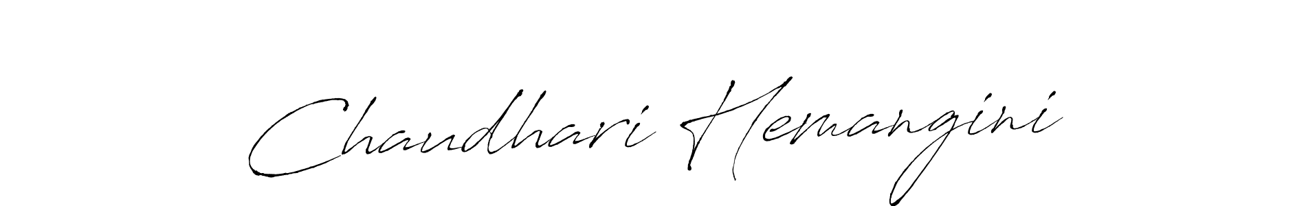 Use a signature maker to create a handwritten signature online. With this signature software, you can design (Antro_Vectra) your own signature for name Chaudhari Hemangini. Chaudhari Hemangini signature style 6 images and pictures png