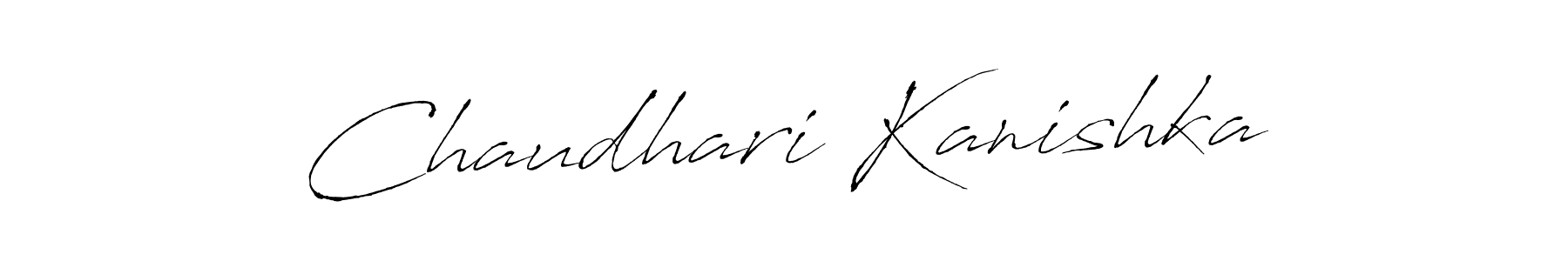 Chaudhari Kanishka stylish signature style. Best Handwritten Sign (Antro_Vectra) for my name. Handwritten Signature Collection Ideas for my name Chaudhari Kanishka. Chaudhari Kanishka signature style 6 images and pictures png