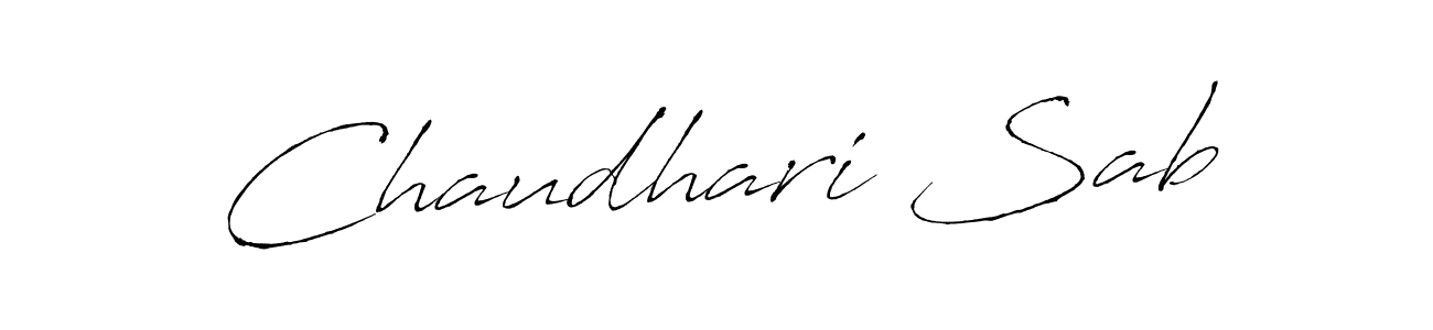 Make a beautiful signature design for name Chaudhari Sab. Use this online signature maker to create a handwritten signature for free. Chaudhari Sab signature style 6 images and pictures png