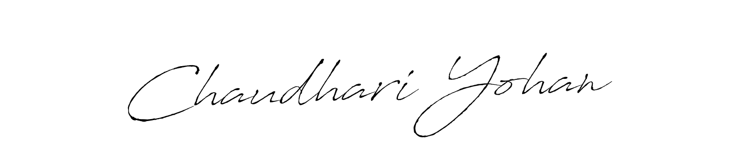 You can use this online signature creator to create a handwritten signature for the name Chaudhari Yohan. This is the best online autograph maker. Chaudhari Yohan signature style 6 images and pictures png