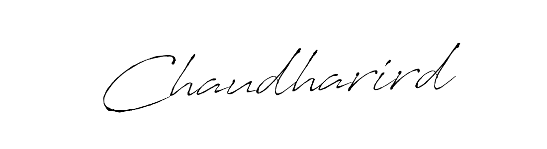 How to make Chaudharird signature? Antro_Vectra is a professional autograph style. Create handwritten signature for Chaudharird name. Chaudharird signature style 6 images and pictures png