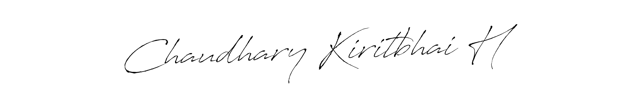 Once you've used our free online signature maker to create your best signature Antro_Vectra style, it's time to enjoy all of the benefits that Chaudhary Kiritbhai H name signing documents. Chaudhary Kiritbhai H signature style 6 images and pictures png