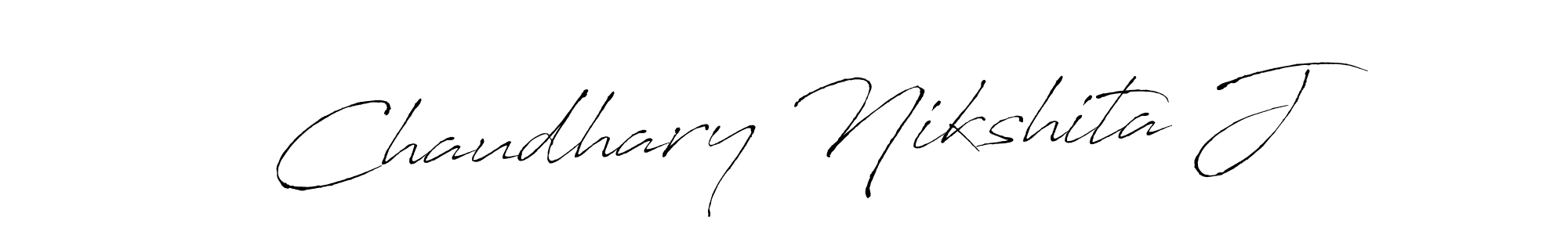 You can use this online signature creator to create a handwritten signature for the name Chaudhary Nikshita J. This is the best online autograph maker. Chaudhary Nikshita J signature style 6 images and pictures png