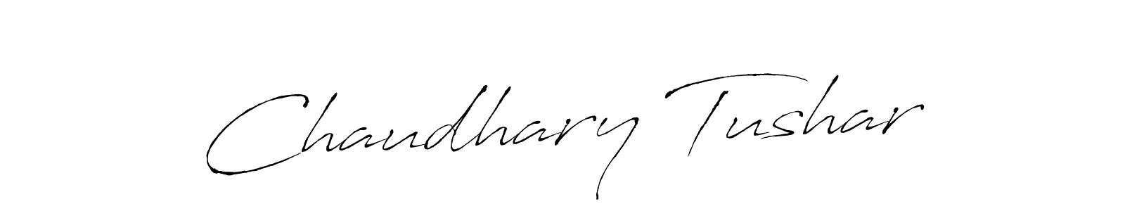 Also we have Chaudhary Tushar name is the best signature style. Create professional handwritten signature collection using Antro_Vectra autograph style. Chaudhary Tushar signature style 6 images and pictures png