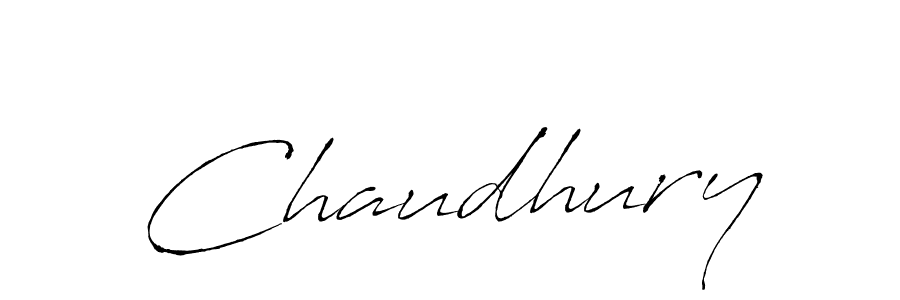 Make a beautiful signature design for name Chaudhury. With this signature (Antro_Vectra) style, you can create a handwritten signature for free. Chaudhury signature style 6 images and pictures png