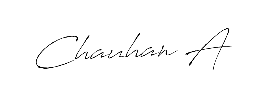 You should practise on your own different ways (Antro_Vectra) to write your name (Chauhan A) in signature. don't let someone else do it for you. Chauhan A signature style 6 images and pictures png