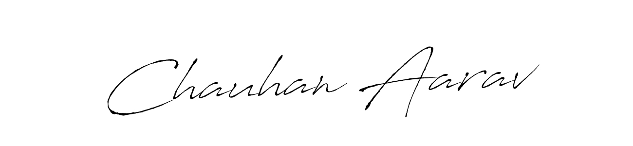 How to make Chauhan Aarav signature? Antro_Vectra is a professional autograph style. Create handwritten signature for Chauhan Aarav name. Chauhan Aarav signature style 6 images and pictures png