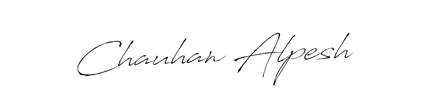 Make a beautiful signature design for name Chauhan Alpesh. Use this online signature maker to create a handwritten signature for free. Chauhan Alpesh signature style 6 images and pictures png